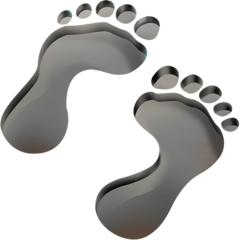 Footprints Emoji | Emoji Footprints Meaning
