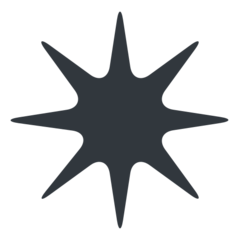 ️ Eight Pointed Black Star Emoji