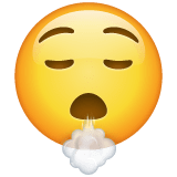 😮‍💨 Face Exhaling Emoji
