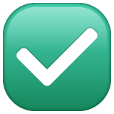 Botón De Marca De Verificación emojis