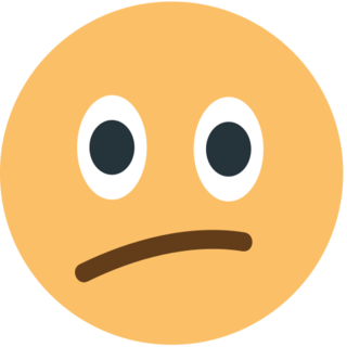 😕 Confused Face Emoji on JoyPixels 1.0