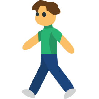 🚶 行人 Emoji on JoyPixels 1.0