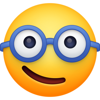 🤓 Nerd Face Emoji on Facebook 4.0