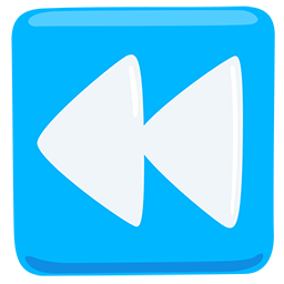 Reverse button. Reverse button. Reverse button. Иконка плей и перемотка. Кнопка назад эмодзи.