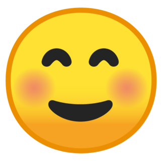 ☺️ Smiling Face Emoji on Google Noto Color Emoji Android 9.0
