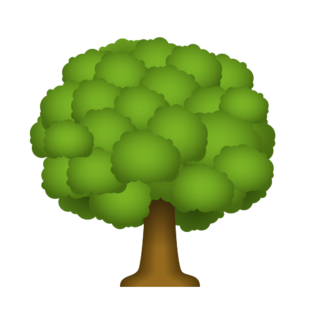 🌳 Deciduous Tree Emoji on Icons8 14.0