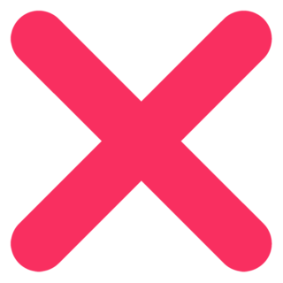 Rött Kryss Emoji on Microsoft Windows 11 November 2021 Update