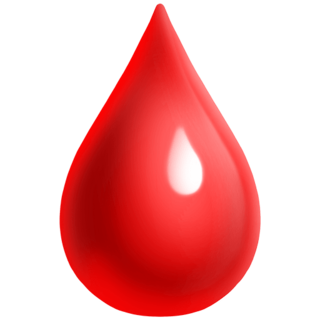 🩸 Drop of Blood Emoji on Twitter Emoji Stickers 13.1