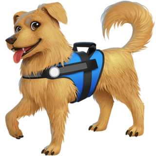 🦮 Guide Dog Emoji on Twitter Emoji Stickers 13.1