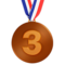 3rd Place Medal on Apple 