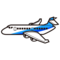 Airplane on emojidex 
