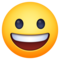 Grinning Face on Facebook 