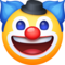 Clown Face on Facebook 
