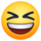 Grinning Squinting Face on Facebook 