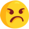 Angry Face on Messenger 