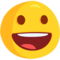 Grinning Face on Messenger 