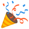 Party Popper on Google Noto Color Emoji 