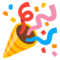 Party Popper on Google Noto Color Emoji 