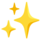 Sparkles on Google Noto Color Emoji 