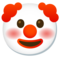 Clown Face on Google Noto Color Emoji 