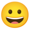 Grinning Face on Google Noto Color Emoji 