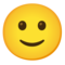 Slightly Smiling Face on Google Noto Color Emoji 