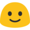 Slightly Smiling Face on Google Noto Color Emoji 