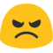 Angry Face on Google Noto Color Emoji 