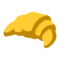 Croissant on Google Noto Color Emoji 