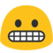 Grimacing Face on Google Noto Color Emoji 
