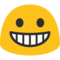 Grinning Face on Google Noto Color Emoji 
