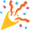 Party Popper on Google Noto Color Emoji 