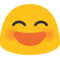 Grinning Face with Smiling Eyes on Google Noto Color Emoji 
