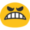 Grimacing Face on Google Noto Color Emoji 
