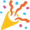 Party Popper on Google Noto Color Emoji 