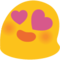 Smiling Face with Heart-Eyes on Google Noto Color Emoji 