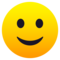 Slightly Smiling Face on JoyPixels 