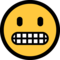Grimacing Face on Microsoft 