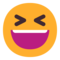 Grinning Squinting Face on Microsoft 