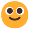 Slightly Smiling Face on Microsoft 
