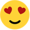 Smiling Face with Heart-Eyes on Microsoft 