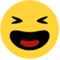 Grinning Squinting Face on Microsoft 