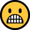 Grimacing Face on Microsoft 