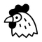 Chicken on Noto Emoji Font 
