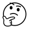 Thinking Face on Noto Emoji Font 