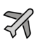 Airplane on OpenMoji 