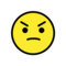 Angry Face on OpenMoji 