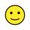 Slightly Smiling Face on OpenMoji 