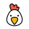 Chicken on OpenMoji 