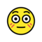 Flushed Face on OpenMoji 